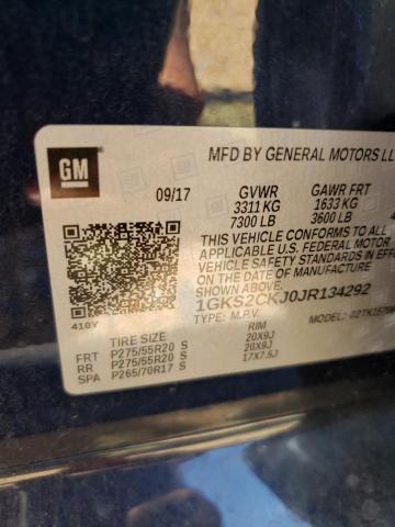 1GKS2CKJ0JR134292 GMC YUKON DENALI