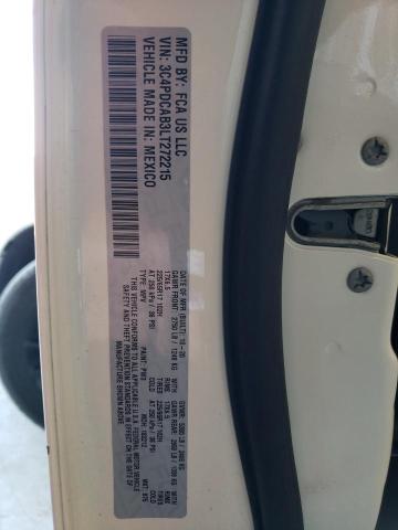 3C4PDCAB3LT272215 Dodge JOURNEY SE