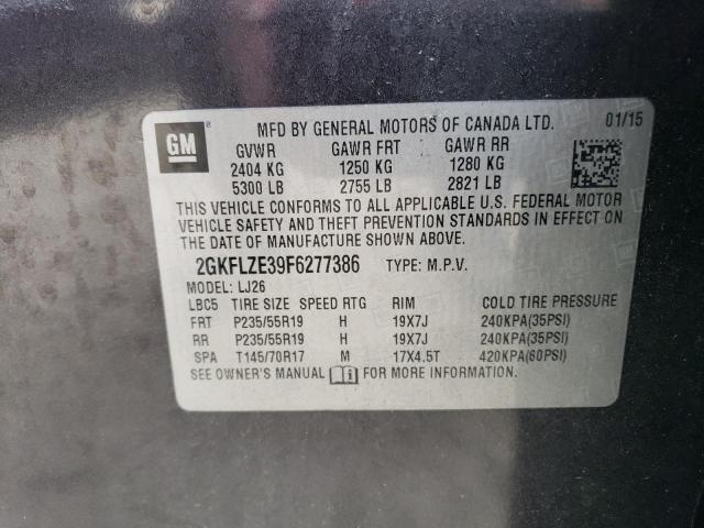 2GKFLZE39F6277386 GMC Terrain Denali