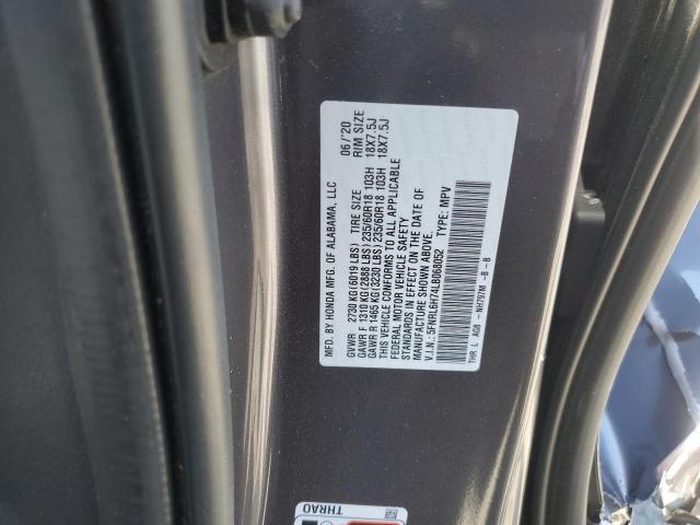 5FNRL6H74LB068052 Honda ODYSSEY EXL