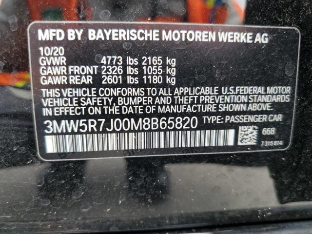 3MW5R7J00M8B65820 BMW 330XI