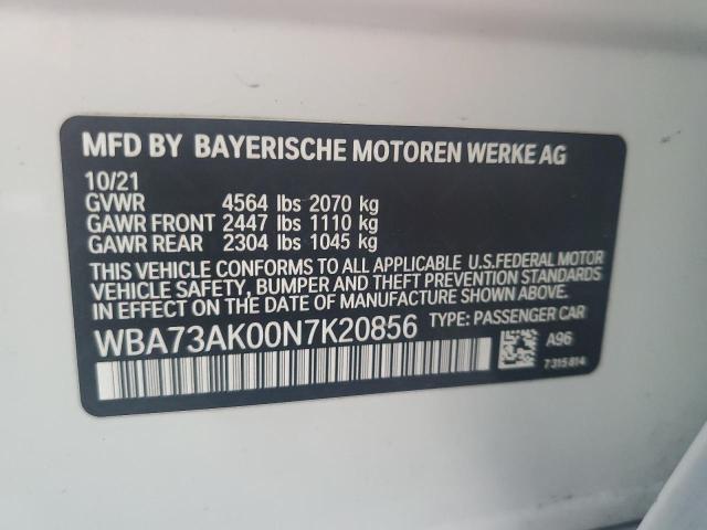 WBA73AK00N7K20856 BMW 228XI