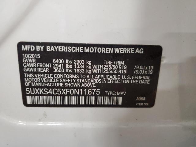 5UXKS4C5XF0N11675 BMW X5 Xdrive35d