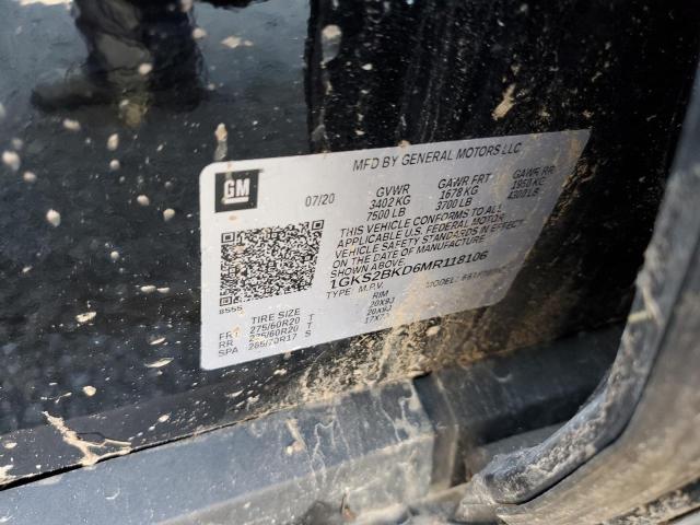 1GKS2BKD6MR118106 GMC YUKON SLT
