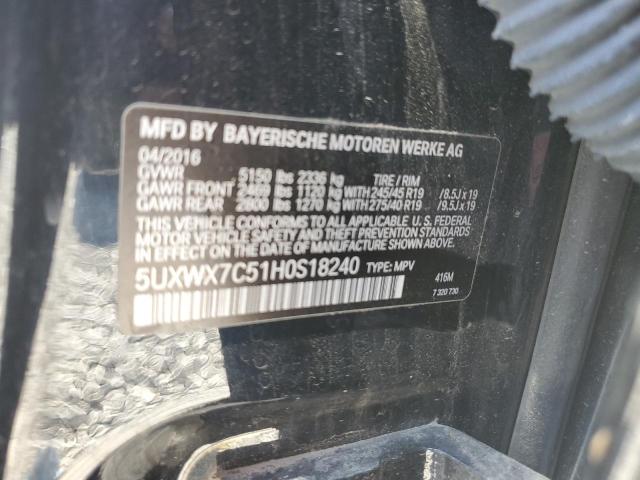 5UXWX7C51H0S18240 BMW X3 Xdrive35i