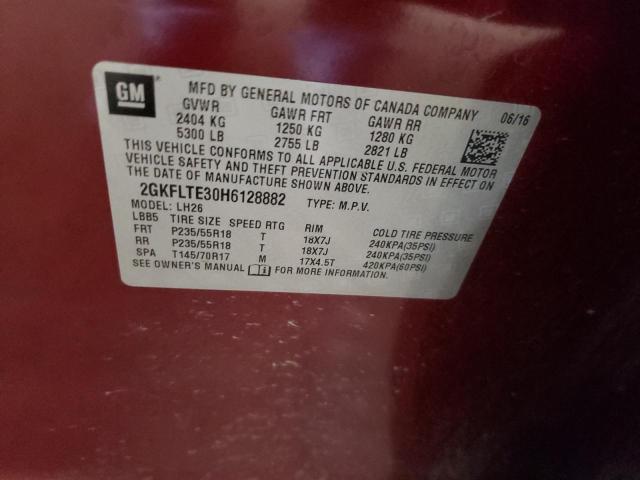 2GKFLTE30H6128882 GMC Terrain Sle