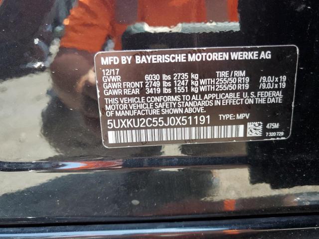 5UXKU2C55J0X51191 BMW X6 Xdrive35i