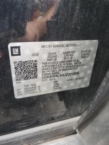 1GKKNXLS8JZ223906 GMC Acadia Denali