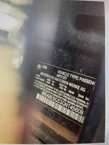 WBA8E9G53GNT45608 BMW 328 I Sulev