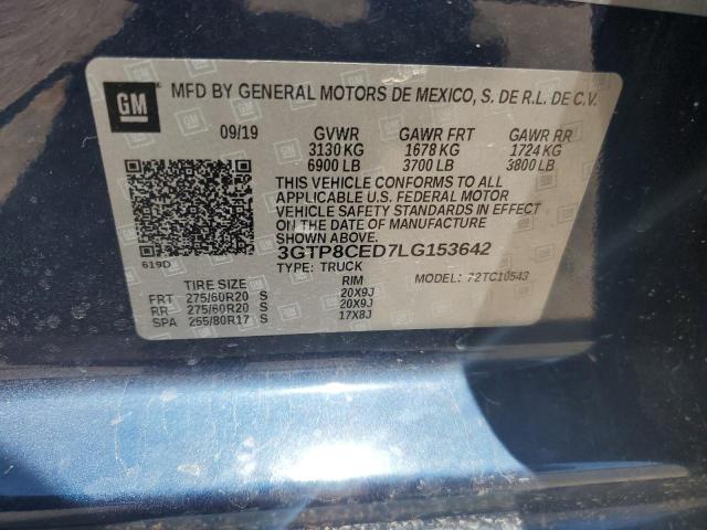 3GTP8CED7LG153642 GMC Sierra C1500 Elevation