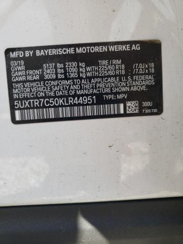 5UXTR7C50KLR44951 BMW X3 Sdrive30i
