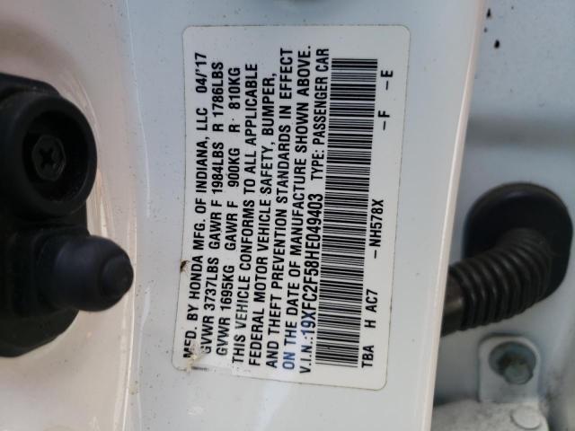19XFC2F58HE049403 Honda Civic Lx