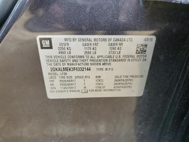 2GKALMEK3F6332144 GMC Terrain Sle
