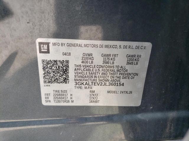 3GKALTEV2JL360154 GMC Terrain Sle