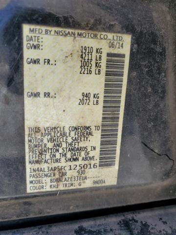 1N4AL3AP5FC125016 Nissan ALTIMA 2.5