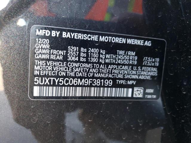 5UXTY5C06M9F38199 BMW X3 Xdrive30i