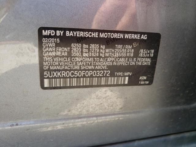 5UXKR0C50F0P03272 BMW X5 Xdrive35i