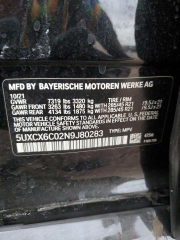5UXCX6C02N9J80283 BMW X7 M50i