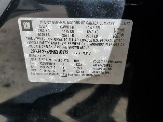 2GKFLSEK9H6316172 GMC Terrain Sle