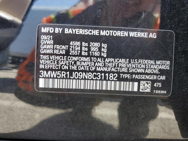 3MW5R1J09N8C31182 BMW 330I