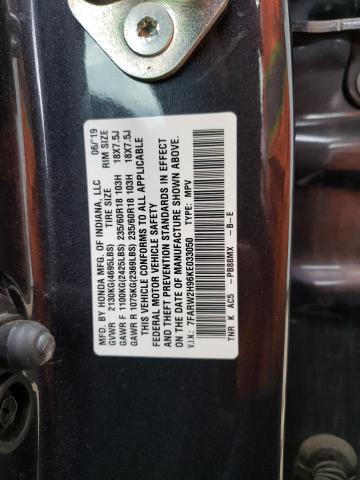 7FARW2H96KE033050 Honda Cr-v Touring