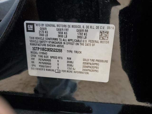 3GTP1VEC0EG522268 GMC Sierra C1500 Slt