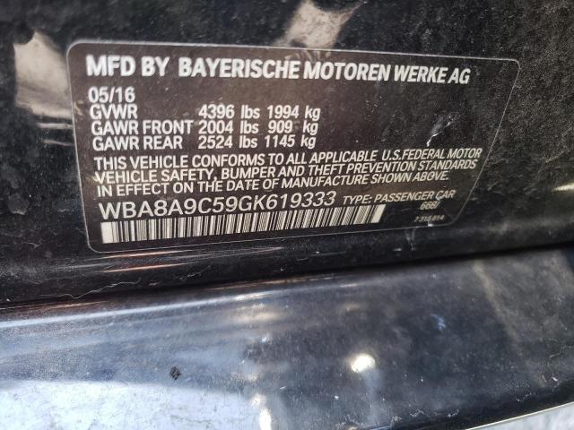 WBA8A9C59GK619333 BMW 320 I