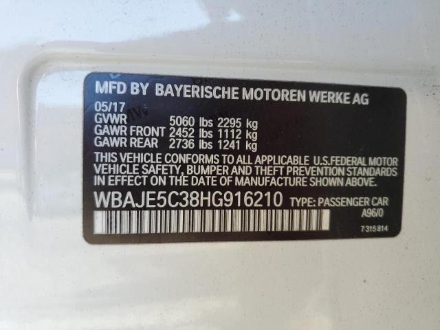 WBAJE5C38HG916210 BMW 540 I