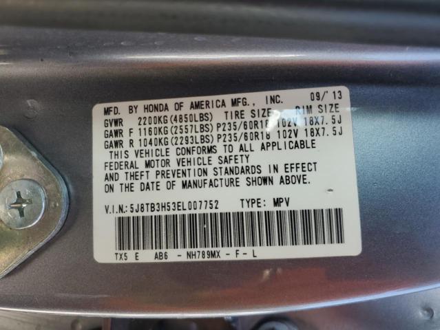 5J8TB3H53EL007752 Acura Rdx Technology