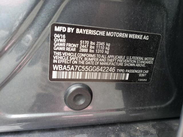 WBA5A7C55GG642246 BMW 528 XI