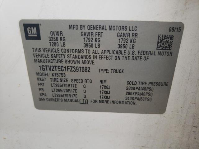 1GTV2TEC1FZ397582 GMC Sierra K1500