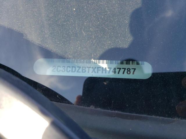 2C3CDZBTXFH747787 Dodge Challenger Sxt Plus