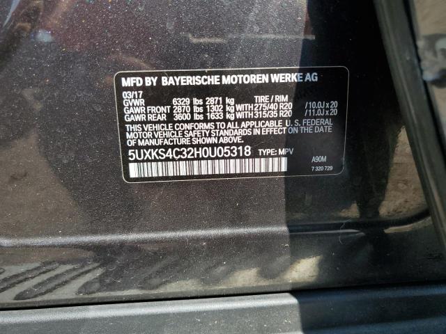 5UXKS4C32H0U05318 BMW X5 Xdrive35d