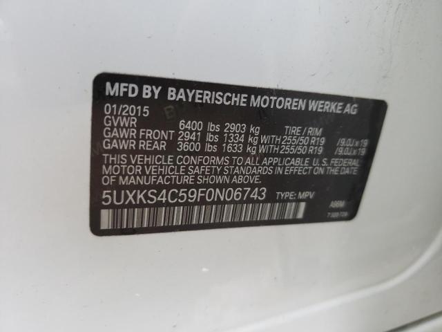 5UXKS4C59F0N06743 BMW X5 Xdrive35d