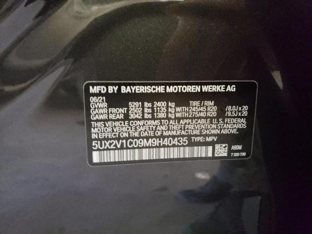 5UX2V1C09M9H40435 BMW X4 Xdrive30i