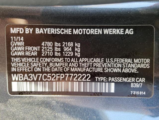 WBA3V7C52FP772222 BMW 428 I Sulev