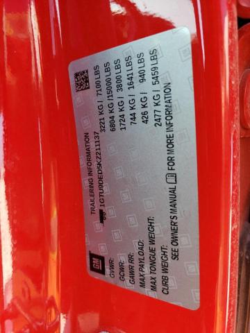1GTU9DED5KZ211137 GMC Sierra K1500 Slt