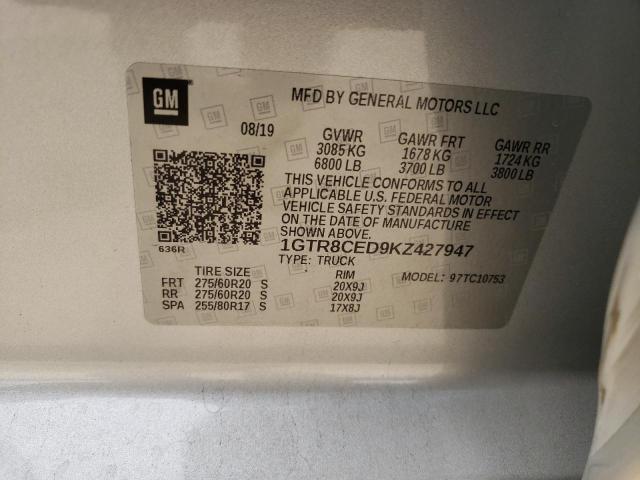 1GTR8CED9KZ427947 GMC Sierra C1500 Elevation