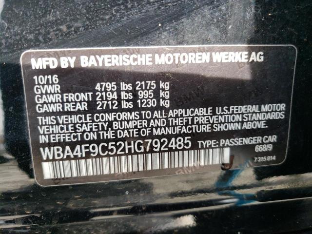 WBA4F9C52HG792485 BMW 430xi Gran Coupe