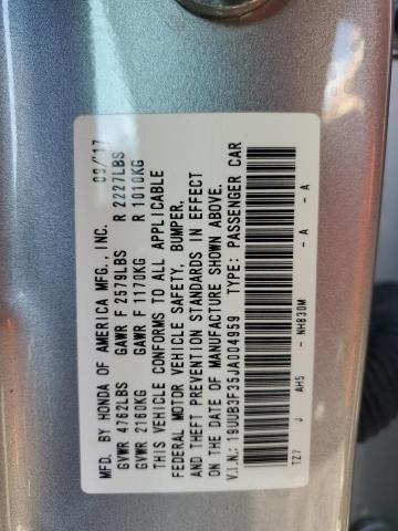 19UUB3F35JA004959 Acura TLX