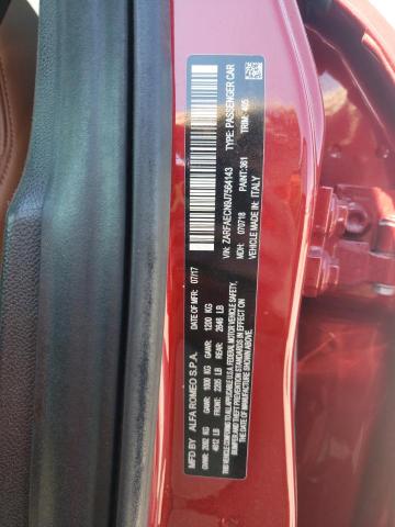 ZARFAECN9J7564143 Alfa Romeo GIULIA TI