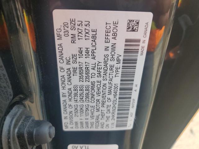 2HKRW2H23LH640301 Honda CR-V LX