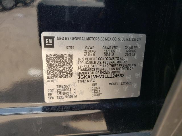 3GKALVEV1LL124562 GMC Terrain Slt