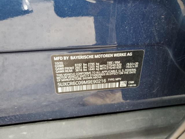 5UXCR6C09M9E90216 BMW X5 Xdrive40i