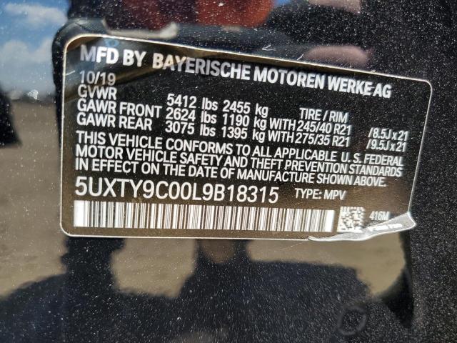 5UXTY9C00L9B18315 BMW X3 Xdrivem40i