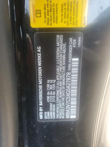 WBA3V7C5XG5A27878 BMW 428 I Sulev