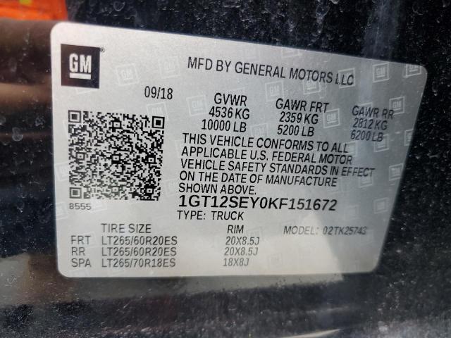 1GT12SEY0KF151672 GMC Sierra K2500 Denali