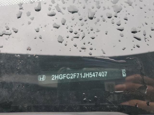 2HGFC2F71JH547407 Honda CIVIC EX