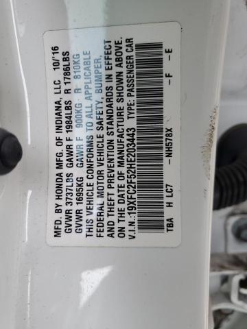 19XFC2F52HE203443 Honda Civic Lx