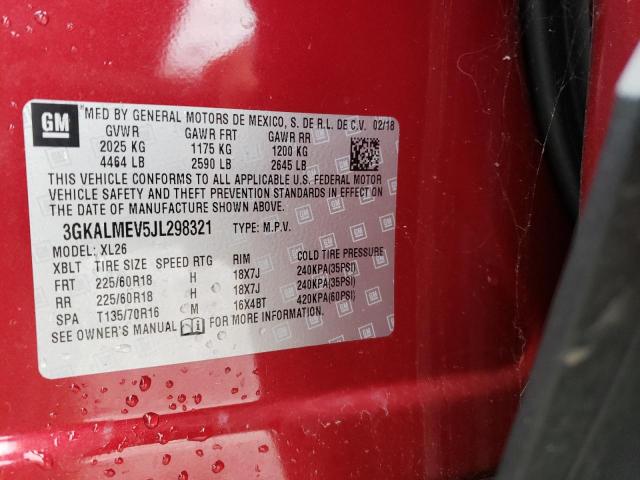 3GKALMEV5JL298321 GMC Terrain Sle